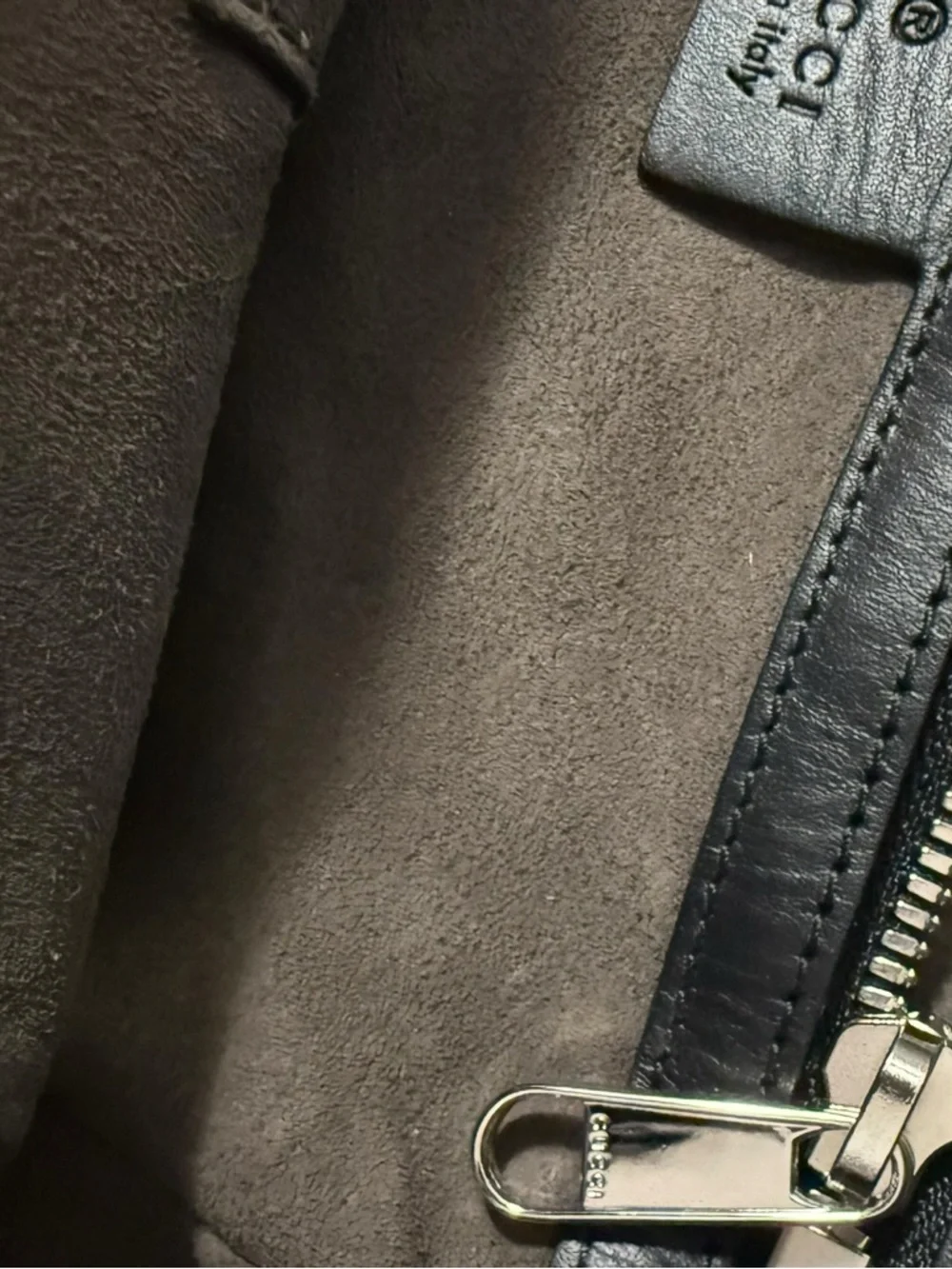 Excellent Condition Guccissima Black Leather Backpack w/ Gucci Dust Bag, Box COA - Picture 7 of 16